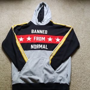 Adidas hooded oversized sweatshirt